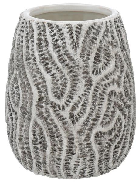 Pahar pentru periuțe de dinți Wenko - Salemi, Ø7.5 x 11 cm, gri