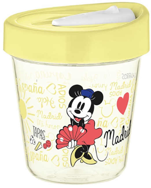 Cană de călătorie cu eroi Disney - Madrid, 350 ml, galbena