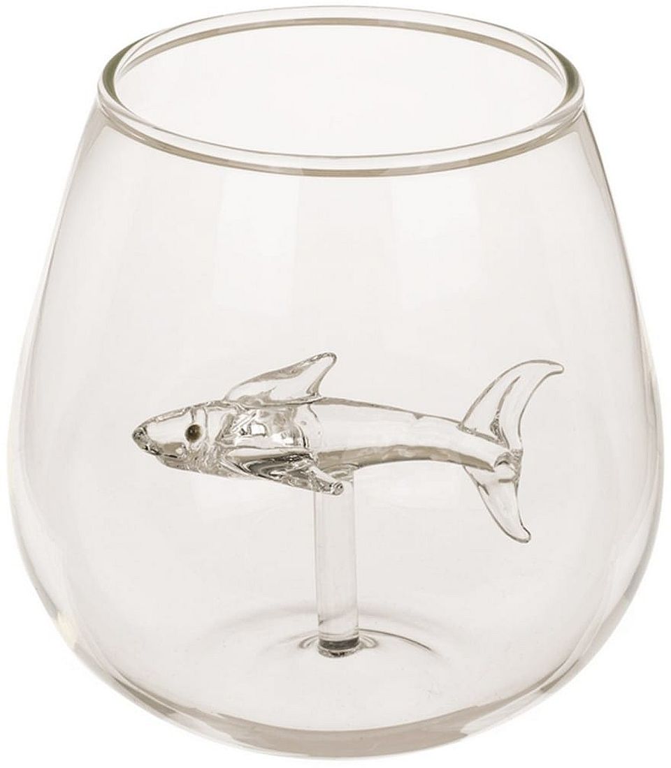 Pahar de vin fără picior Out of the Blue – Rechin, 600 ml