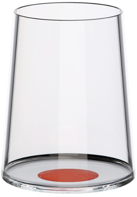 Pahare pentru vin alb  Trebonn - SplitGlass, 2 bucăți , 280 ml, roșii