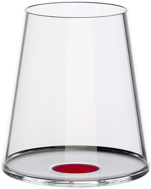 Pahare pentru vin roșu  Trebonn - SplitGlass, 2 bucăți , 450 ml, roșii