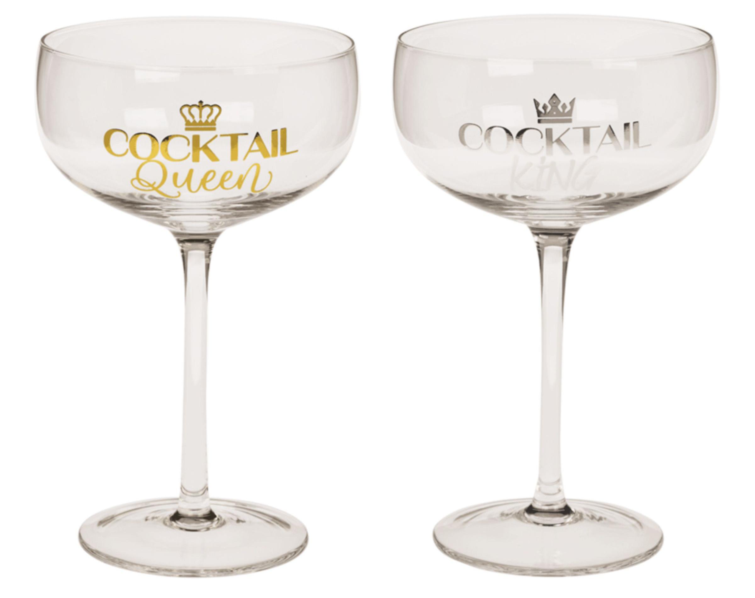 Pahare de cocktail  Out of the Blue - King &amp; Queen, 350 ml
