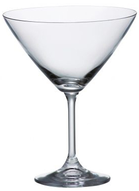 Pahare de Martini  Bohemia - Sylvia, 280 ml, 6 buc