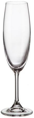 Pahare de șampanie Bohemia - Sylvia, 220 ml, 6 buc