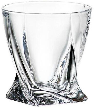 Pahare de alcool Bohemia - Quadro, 340 ml, 6 buc