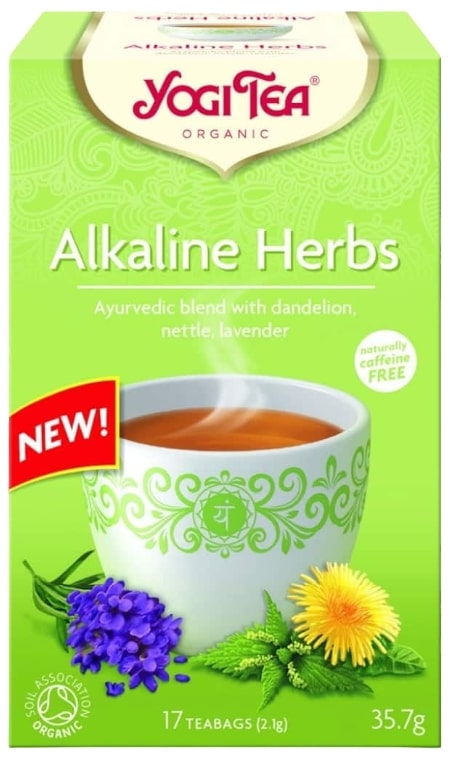 Ceai alcalin din plante, 17 pliculețe, Yogi Tea