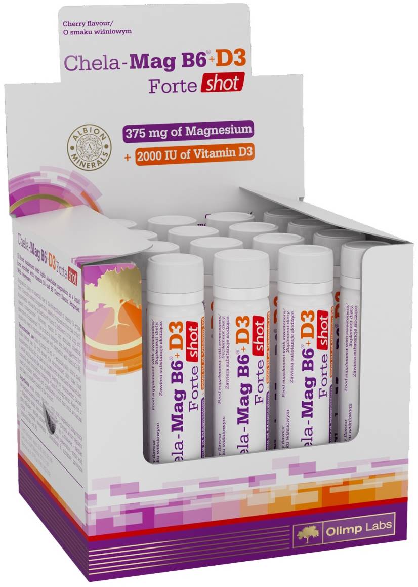 Chela-Mag B6 + D3 Forte Shot Box, 20 shoturi, Olimp