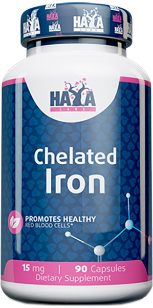 Chelated Iron, 15 mg, 90 capsule, Haya Labs