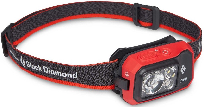 Lanternă frontală Black Diamond - Storm 450, roşu