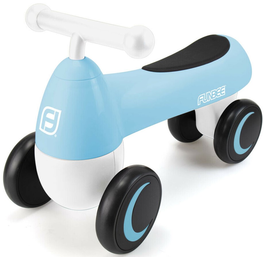 Bicicleta fara pedale, 4 roti,  D'Arpeje Funbee - Albastra