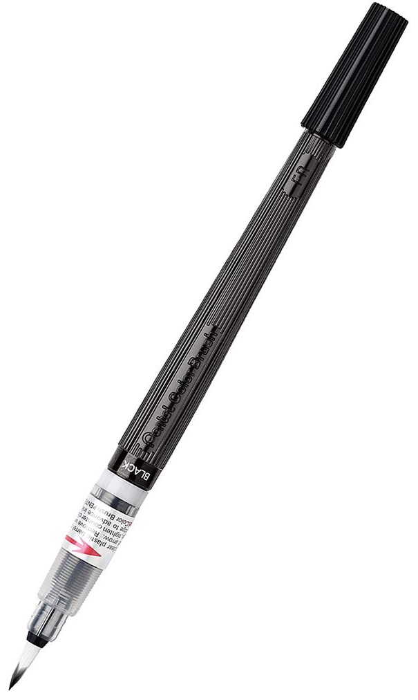 Pensula Pentel - Art Colours, neagra