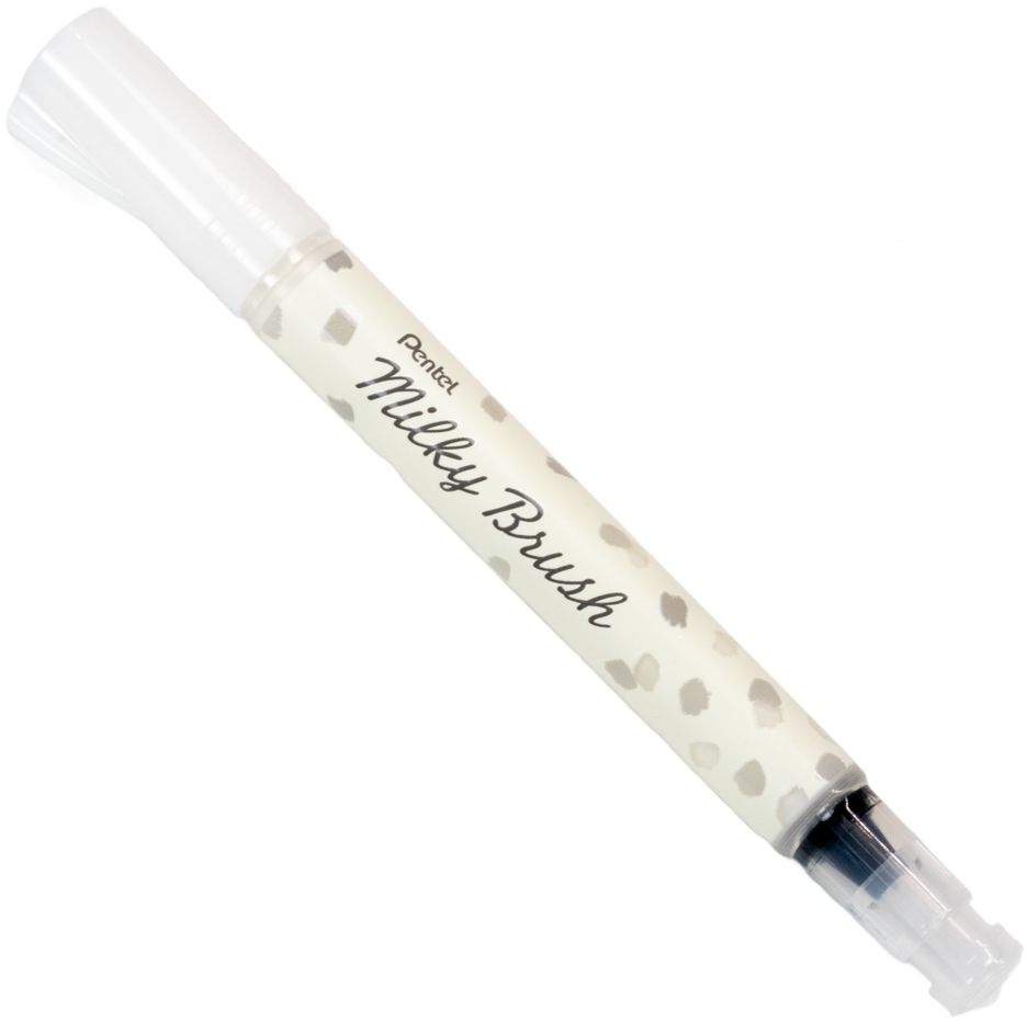 Perie Pentel - Milky colour bursh, alb