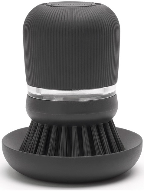 Perie cu dozator pentru detergent de vase Brabantia - SinkSide Dark Grey