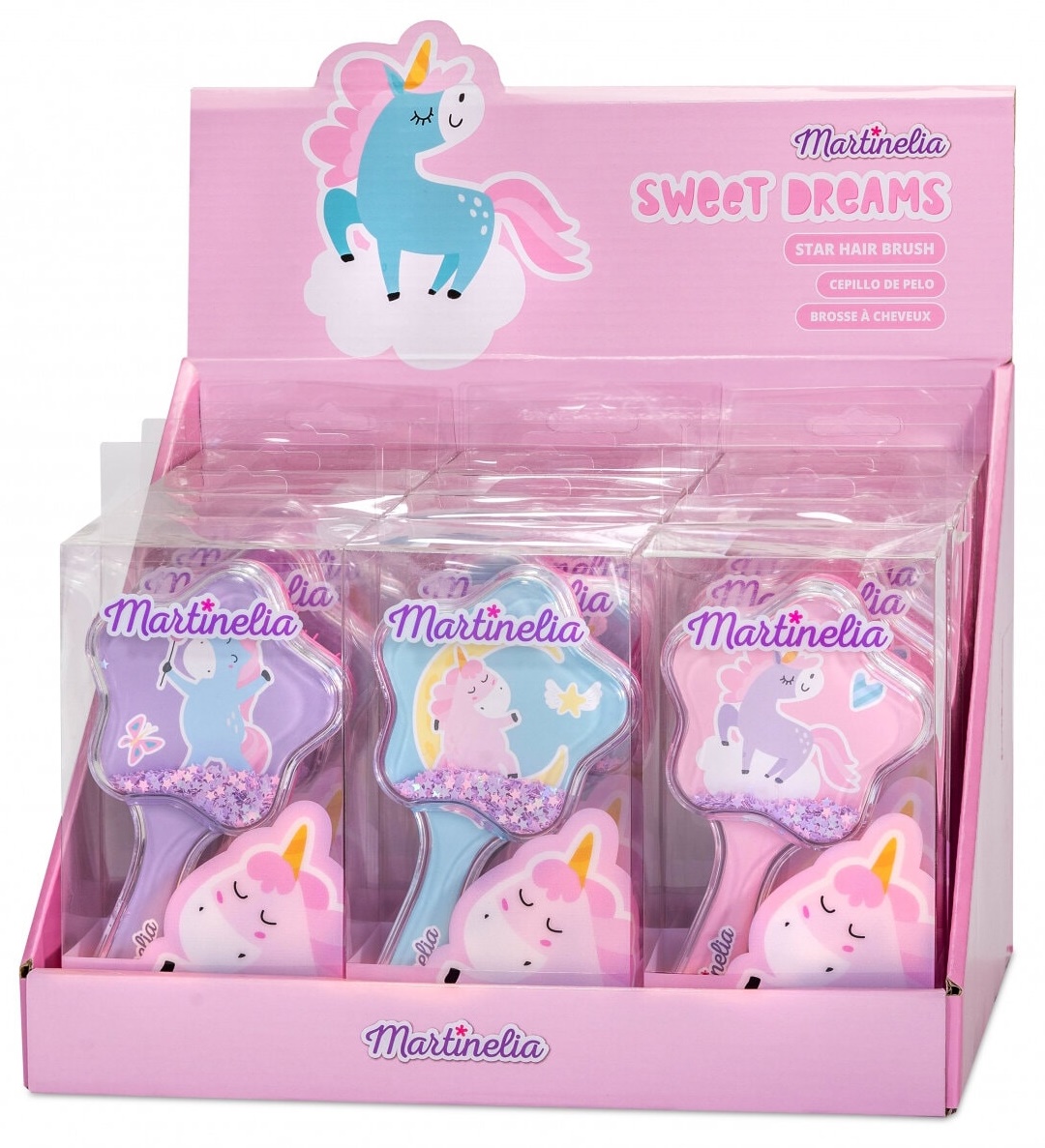 Perie de păr Martinelia - Unicorn, sortiment