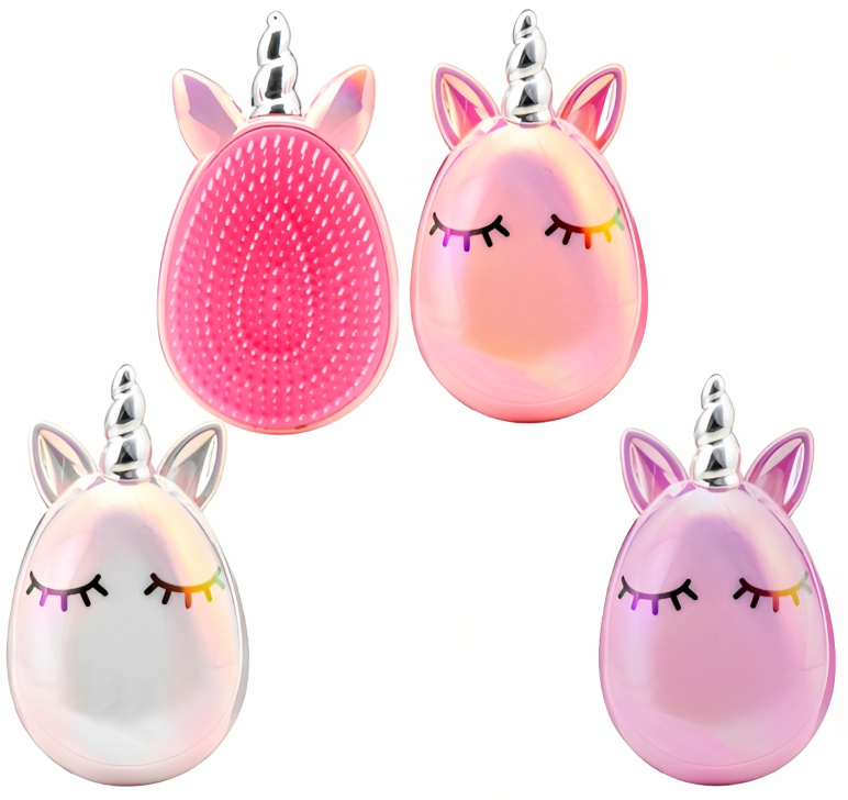 Perie pentru pieptănare ușoară Martinelia - Unicorn, asortiment