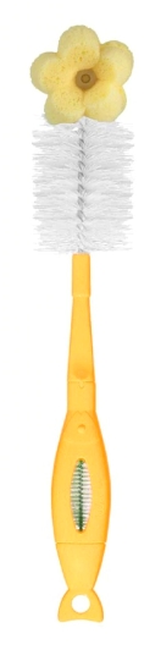 Perie pentru biberon și suzeta Wee Baby - Orange