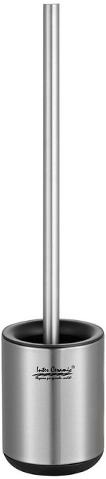 Perie de toaletă Inter Ceramic - 2646М, Crom