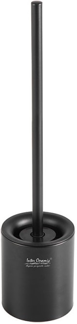Perie de toaletă Inter Ceramic - 2646В, Negru mat
