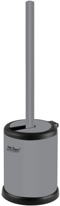 Perie de toaletă Inter Ceramic - 7287G, Anti-Fingerprint, gri mat