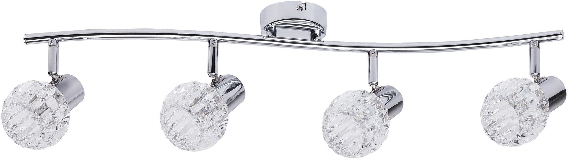 Spot cvadruplu Rabalux - Lauren 6094, IP20, E14, 4 x 40W, 230V, cromat