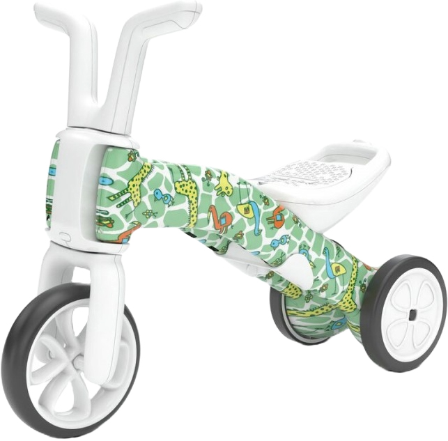 Bicicletă de echilibru 2 în 1 Chillafish - Bunzi FAD 7, Giraffiti