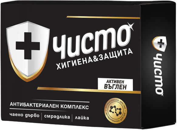 Chisto Săpun antibacterian cu cărbune activ, 90 g
