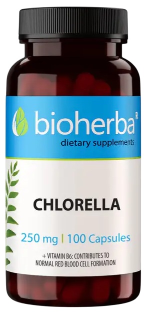 Chlorella, 250 mg, 100 capsule, Bioherba