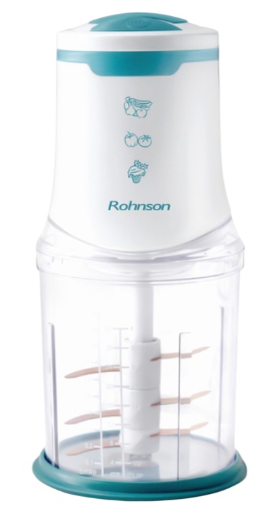 Tocător Rohnson - R-5119, 1 l, 2 viteze, 650W, alb