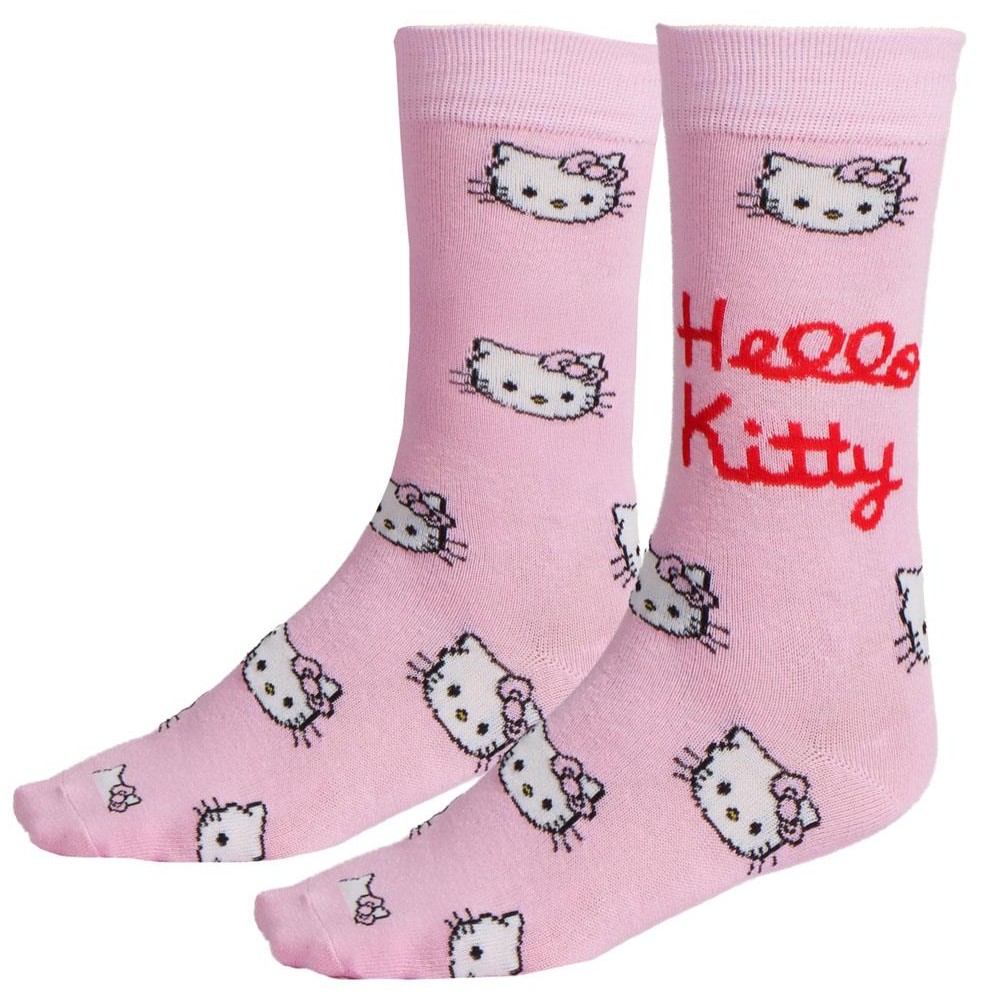 Șosete Cerda Animation: Sanrio - Hello Kitty (Pink), mărimea 36/43