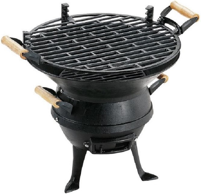 Muhler grătar din fontă - BMQ-630S, 35,5 x 36 x 35 cm, negru