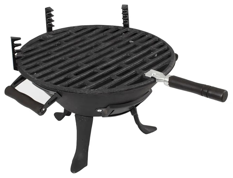 Grătar din fontă Muhler – BQ 024, Ø30 cm, jos