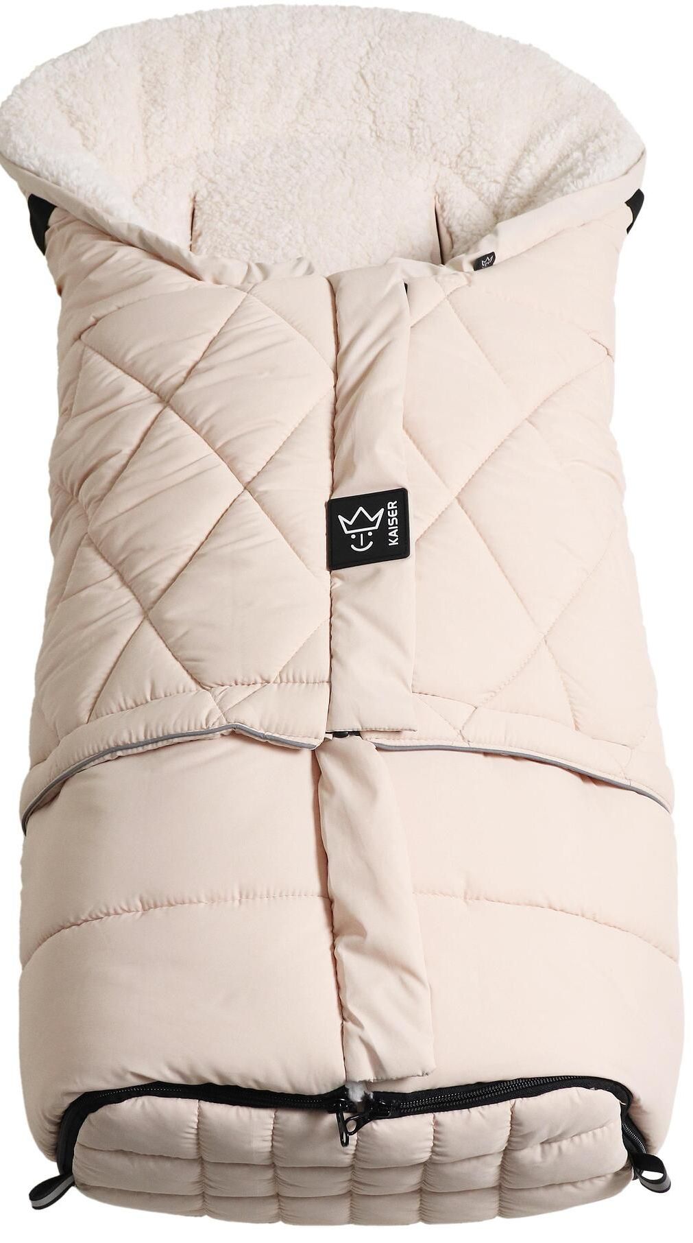 Sac pentru cărucior 2 în 1 Kaiser - Moony, Sand/Crème