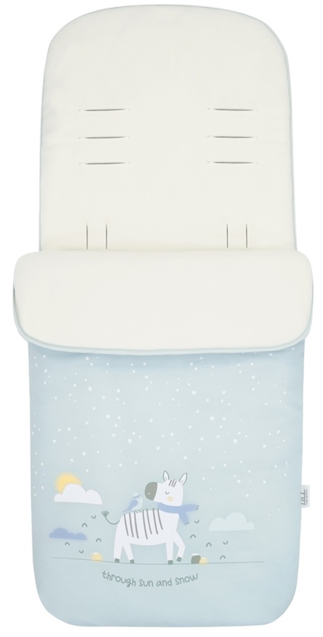 Sac pentru cărucior KikkaBoo - Polar, Stripy Friends