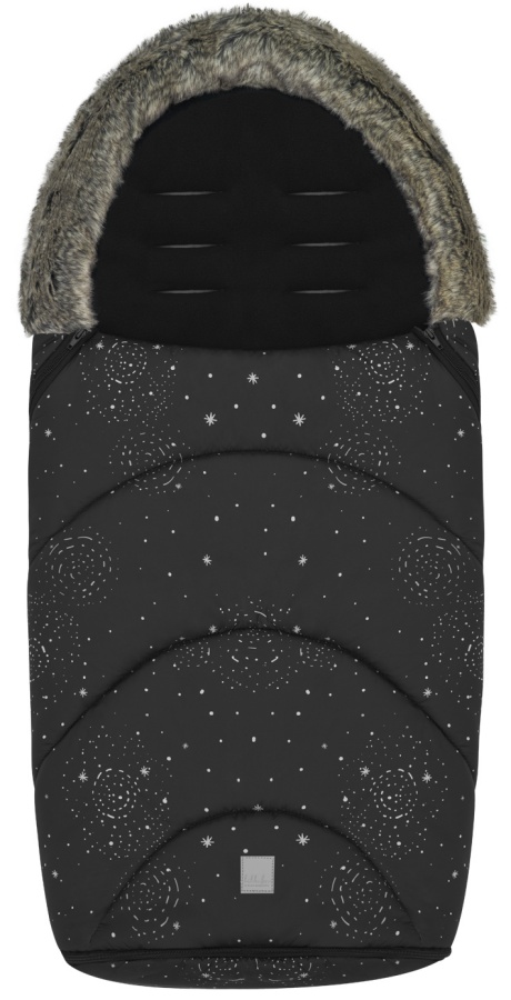 Sac pentru cărucior KikkaBoo - Trendy Galaxy, Black