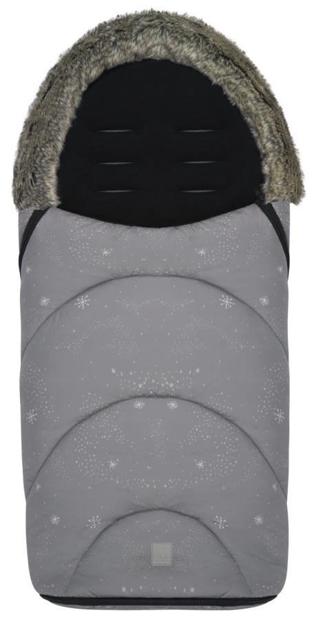 Sac pentru cărucior KikkaBoo - Trendy Galaxy, Grey