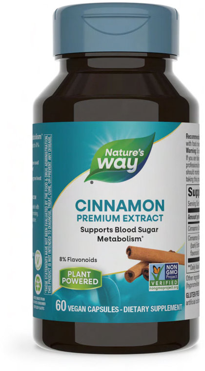 Cinnamon, 500 mg, 60 capsule, Nature's Way
