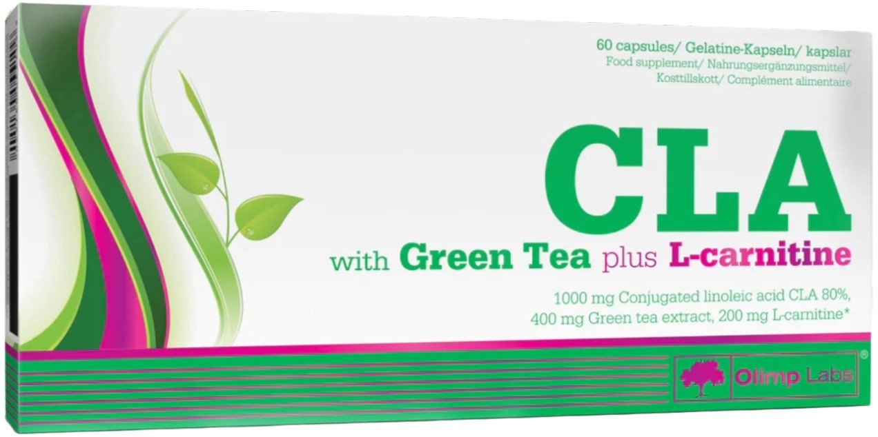 CLA and Green Tea plus L-Carnitine, 60 capsule, Olimp