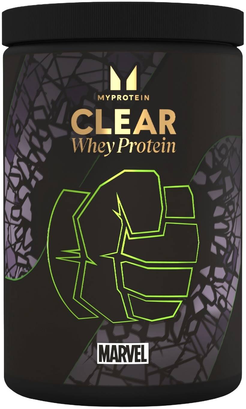 Clear Whey Protein Marvel, Hulk, măr verde, 516 g, Myprotein