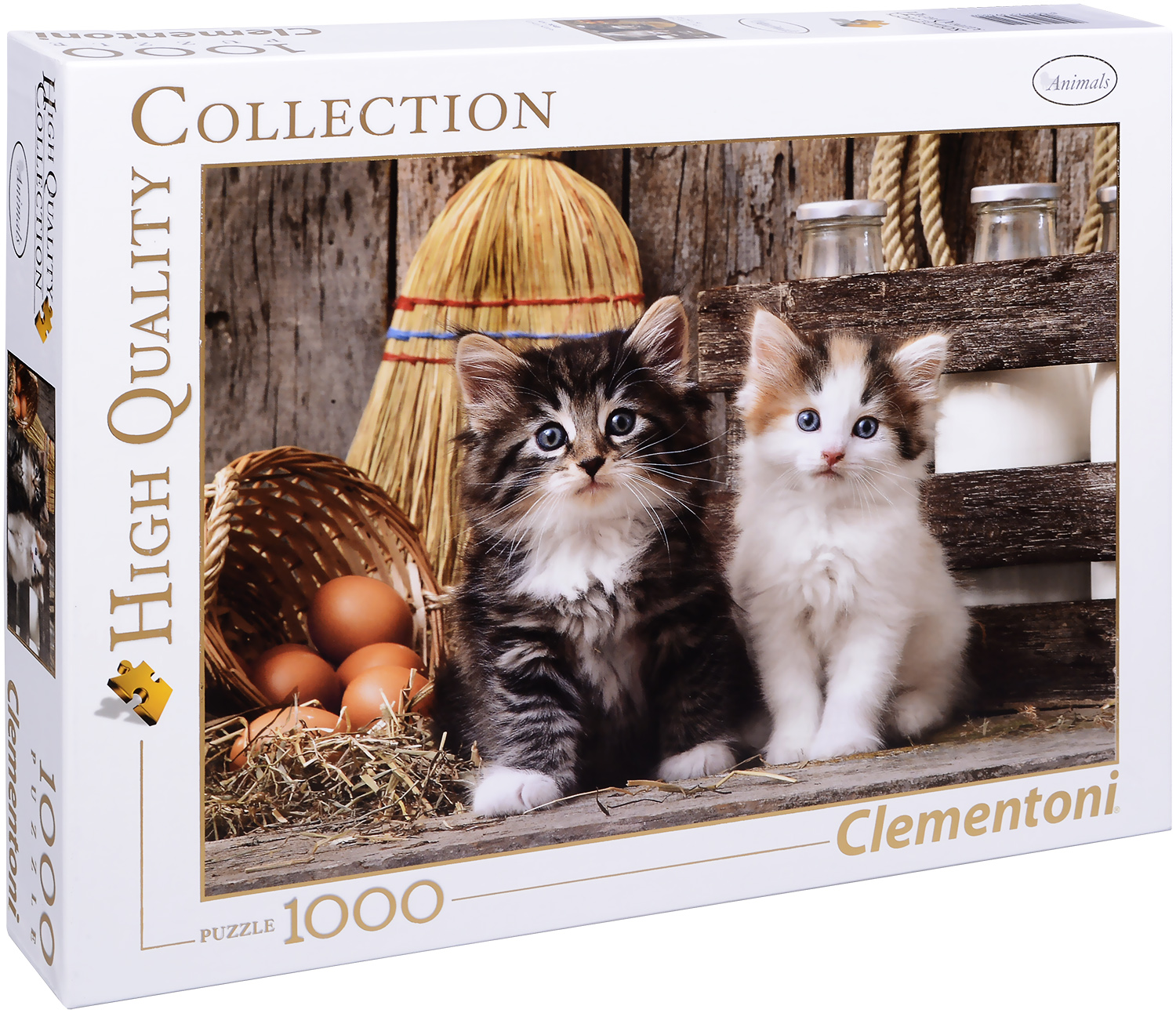 Puzzle Clementoni din 1000 de piese - Pisicute dragalase