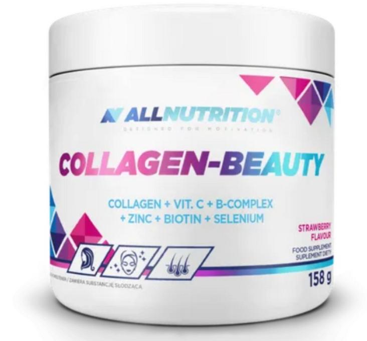 Collagen Beauty, căpșună, 158 g, AllNutrition