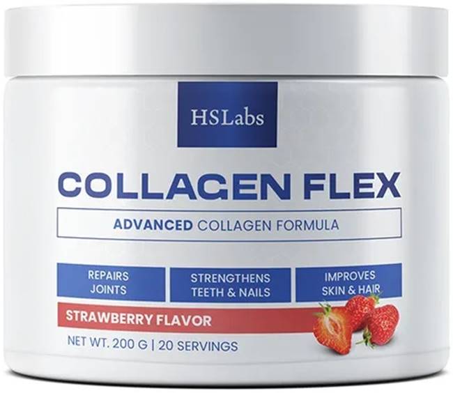 Collagen Flex, căpșună, 200 g, HS Labs