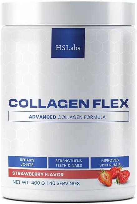 Collagen Flex, căpșună, 400 g, HS Labs