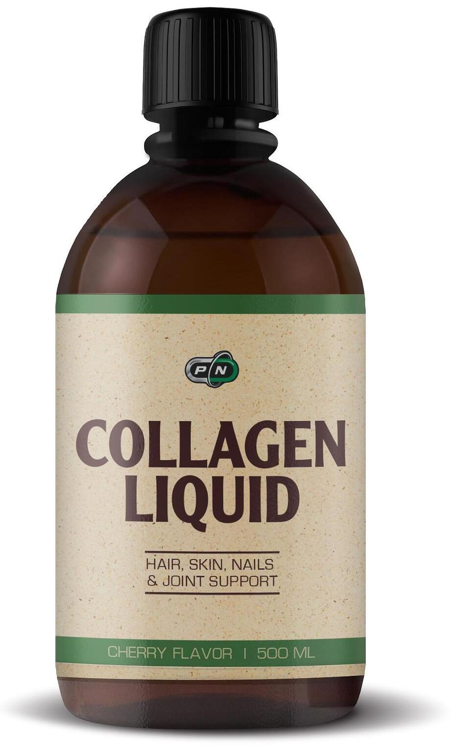 Collagen Liquid, cireșe, 500 ml, Pure Nutrition