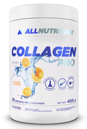 Collagen Pro, portocală, 400 g, AllNutrition