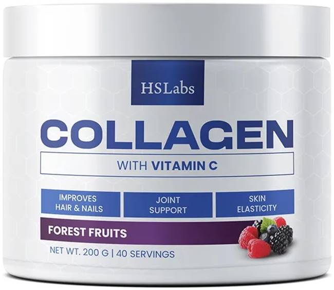 Colagen cu vitamina C, fructe de pădure, 200 g, HS Labs