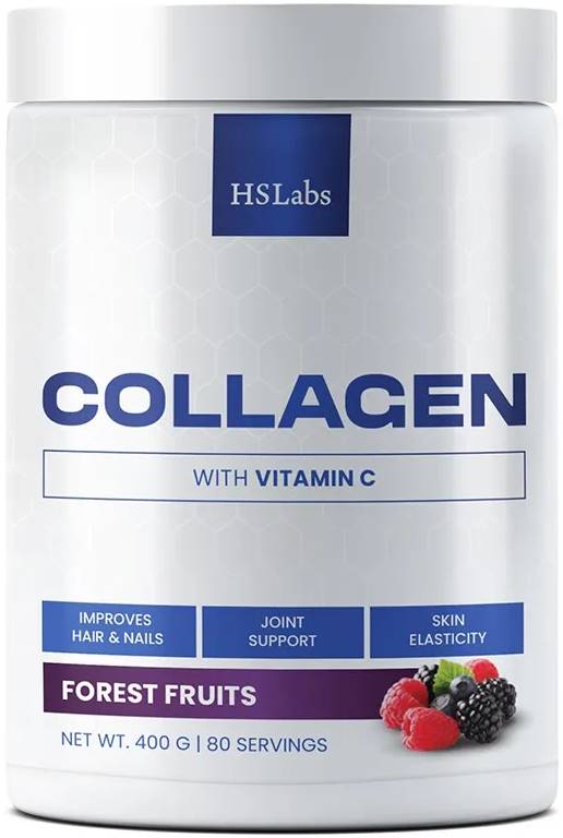 Colagen cu vitamina C, fructe de pădure, 400 g, HS Labs