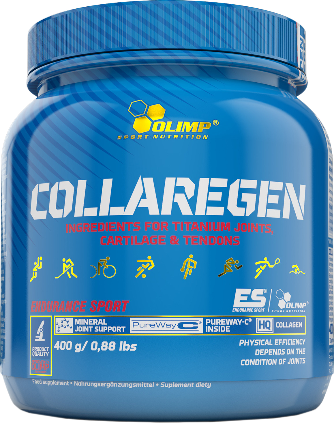 Collaregen, portocală, 400 g, Olimp