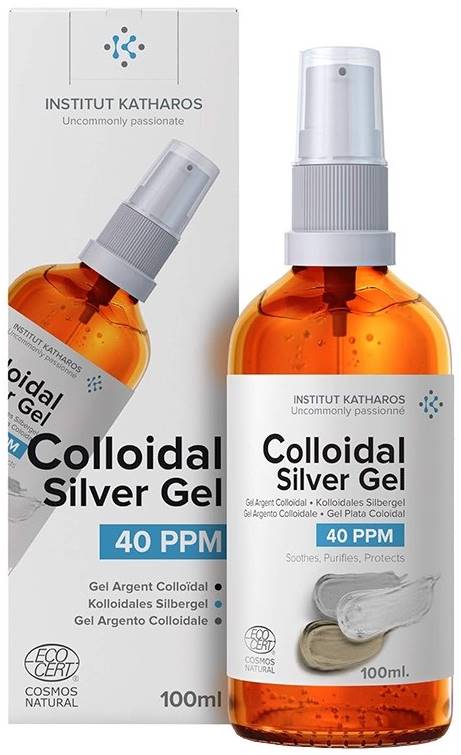 Colloidal Silver Gel de argint coloidal, 40 РРМ, 100 ml, Institut Katharos