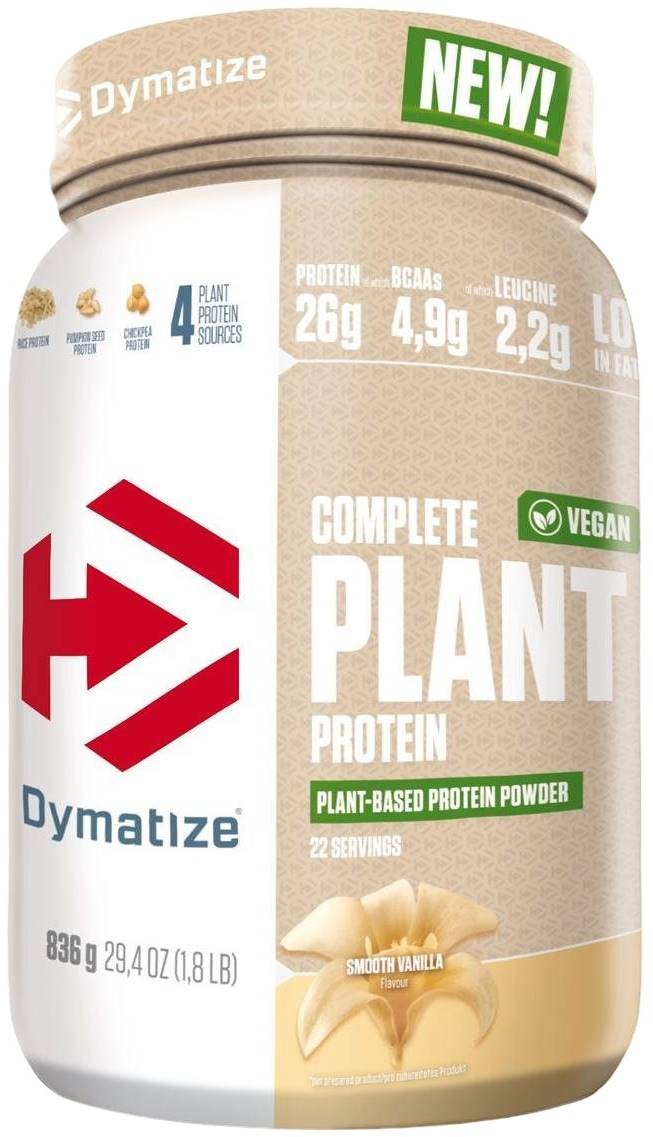 Complete Plant Protein, vanilie, 836 g, Dymatize