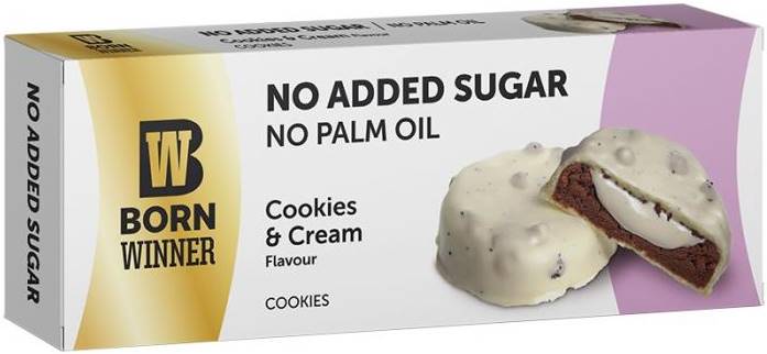Cookies, Biscuiți cu cremă, 100 g, Born Winner